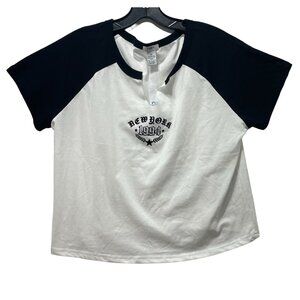 Rue 21 - Women's Short Sleeves T-Shirt - Graphic Tee - White - 3X